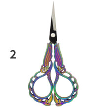 Mr. Paper Vintage Orchid Shaped Scissors High Appearance Creative Multifunctional Daily Tailor Clips Art Supplies 3 Style