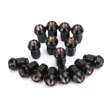 16 Pack Black 3/8"-24 Tapered Lug Nuts For Polaris Ranger 700 RZR 900XP 800 570