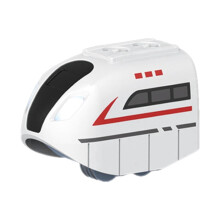 1-Pack USB-Rechargeable Electric Train Car, Compatible with Magnetic Rail Sets—No Tracks or Cable Included