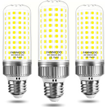 Ampoule maïs E26 25 W, équivalent 200 W, 6 500 K, 2 500 lm, non dimmable, sans scintillement, pour ventilateurs de plafond et usage