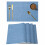 Vintage Leinen-Tischsets, himmelblau, 2er-Set 1