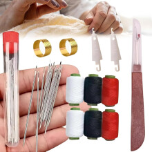 Big Eye Steel Sewing Needles Kit, Sewing Tool Set, Stainless Steel Hand Sewing Needles, Portable DIY Hand Made Craft Set for Handcraft Lovers (37PCS)