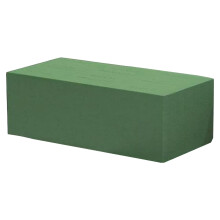 Florist Bricks for Fresh and Artificial Flowers, Square and Dry Green Foam for Flower Arrangements, Provides Secure Stem Placement and Hydration