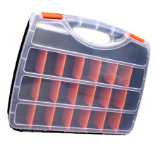 Double Side Screw Organizers Box with Lids Compartments Tool Bin Divider Compartment Containers Sorting Screw Box