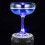 Base rotonda per display a LED in cristallo (4 pezzi) 8