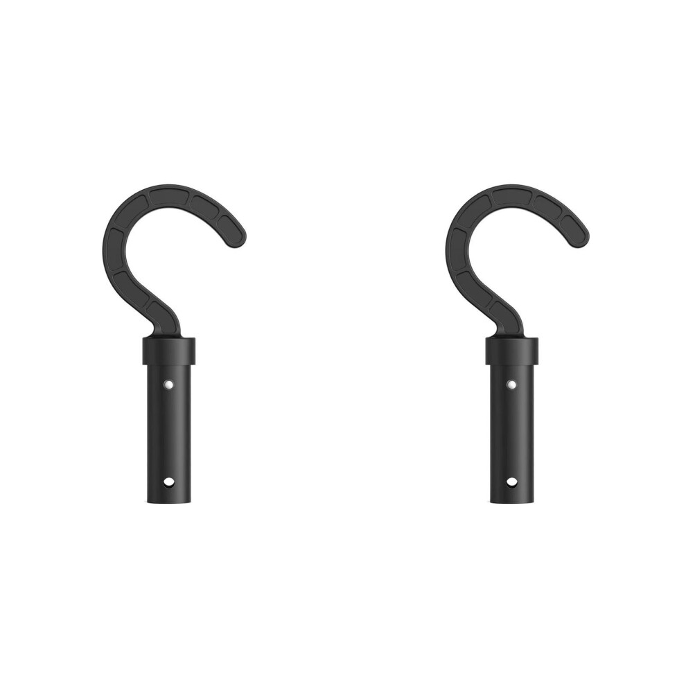 2Pcs Black Pool Hooks (8X1") For Pole, Robotic Cleaner & Safety Â Compatible With Telescopic Poles 9485826546641