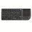 Mini teclado sem fio com touchpad retroiluminado branco/7 cores, mouse e lanterna – portátil, elegante e compatível com PCs, tablets, TVs e 1