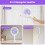 Electric Bug Zapper Racket 3-in-1 with Telescopic Wand 2
