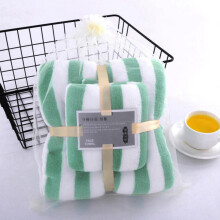 Coral Velvet Towels 1 Pack, Fluzzy Comfortable Face Towels, Soft Snug Coral Fleece Facial Towels, Thick & Absorbent Face Cloths, 14.5x29.5in Green
