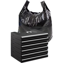 Sacs poubelle noirs ultra résistants de 13 gallons (50 pièces)