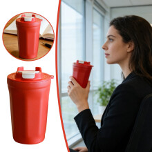 Gobelet isotherme de voyage de 35 cl avec couvercle anti-fuite - Tasse à café pour garder au chaud, au frais (café, thé glacé) et à la bière
