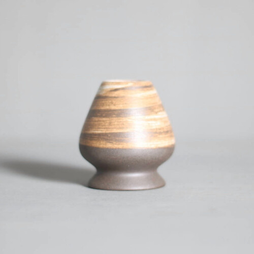 Porta frusta da matcha in ceramica per bambù Chasen