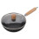 Traditional Round Bottom Wok Black for Home Use Smooth and Stable 1