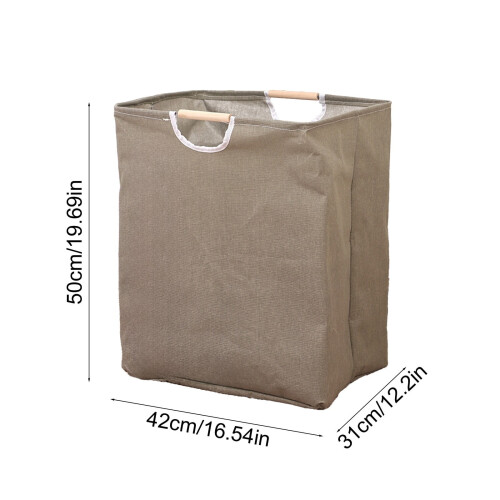 Medium foldable laundry hamper fabric with handles 2