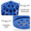 Minkissy Drill Bit Storage Case with Rotating Honeycomb Design, Plastic Organizer Box for Home and Workshop Use 3