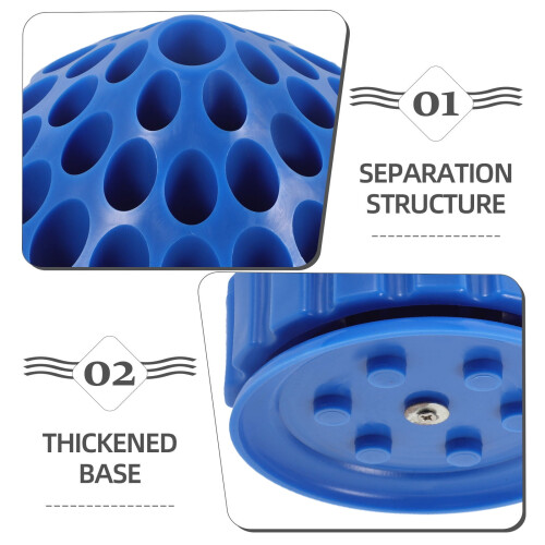 Minkissy Drill Bit Storage Case with Rotating Honeycomb Design, Plastic Organizer Box for Home and Workshop Use 2