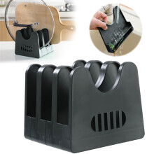 Soporte para sartenes y organizador de utensilios de cocina para armarios de cocina