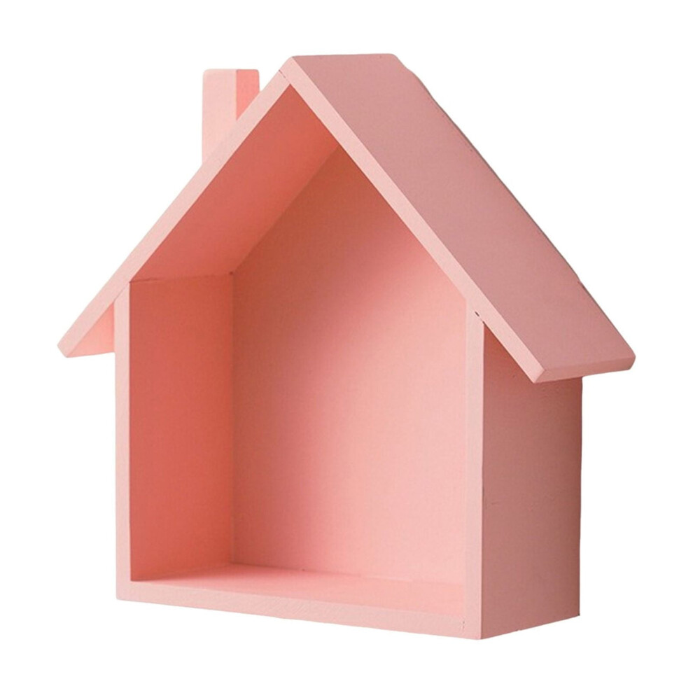 Shaped Wooden Display Shelves | Cute Small Nursery Decorative Shelf Farmhouse Home Sign With Unique Design 1pc