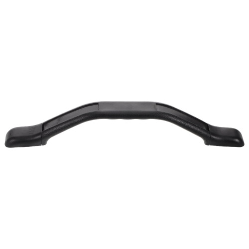 Black Plastic Grab Handle for RV and Trailer Entry Steps Durable Easy Installation 4 Screws