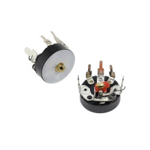 10PCS 10K 50K RV12MM Potentiometer RV12 B503 B103 B10K B50K Power Amplifier Volume Potentiometer With Switch Adjustable Resistor