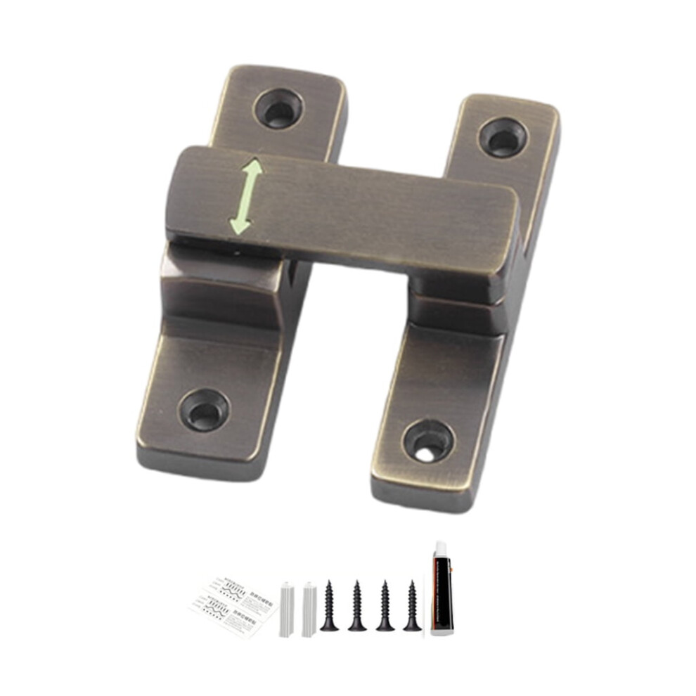 90/180 Degree Sliding Door Lock Safety Sliding Barn Door Lock Privacy Door Bolt Lock For Screen, Cabinets, Bathrooms 9418476626289