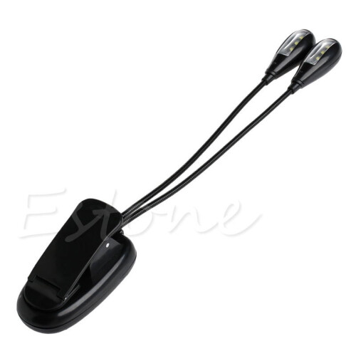 YIEMEEN Πολλαπλής Χρήσης 8 LED Φως Gooseneck για Ανάγνωση Βιβλίων, Λάμπα Πεζοπορίας για