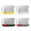 Heat Dissipation Base Bracket External Switches Button Hollow Ventilation for 4 Host Bracket 6