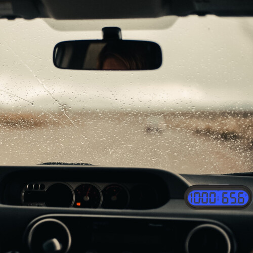 Multifunction Clock Car Dashboard Mounted Electronic Clock Backlight Digital Clock with Time Date Temperature Display 1