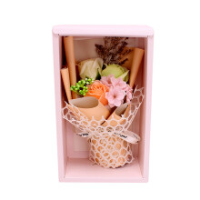 Bouquet de mariée artificiel composé de roses et de feuilles, fausse composition florale pour mariage et décoration intérieure, bouquet