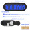 Multifunction Clock Car Dashboard Mounted Electronic Clock Backlight Digital Clock with Time Date Temperature Display 6