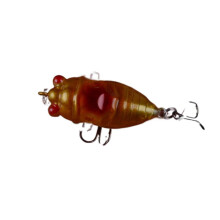 2PC 4cm 6g Floating Water Fishing Lures Jigs Simulate Cicada-Shaped Bait, Artificial Sweet Swimming Fishhook, For Outdoor Fish