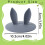 Coperchi per bicchieri in silicone a forma di orecchie di coniglio, 4x2 pollici, riutilizzabili 3