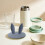 Coperchi per bicchieri in silicone a forma di orecchie di coniglio, 4x2 pollici, riutilizzabili 5