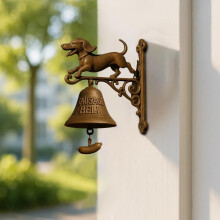 Verbeterde dierenbellen, handaangedreven bellen, deurbellen, windgong, decoratie voor villa-binnenplaatsen, tuin
