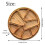 Funny Wooden Serving Tray with 8 Removable Compartments 2