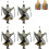 Handgefertigter Windspinner aus Buntglas, Memphis Melody2026 1