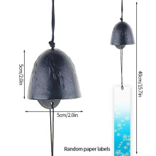 Carillon éolien japonais, cloche à vent de temple, suspension pour fenêtre, carillon sonore, décoration de jardin extérieur en fer, carillon