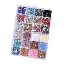 3500 piezas de diamantes de imitación planos para decoración de uñas, arte corporal y fundas para teléfonos, color oscuro.