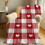 Coperta a forma di cuore per San Valentino, rossa e bianca 4