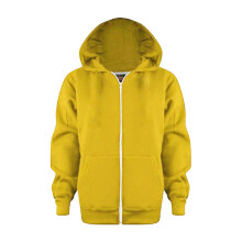 Boys Sweatshirts,Hoodie Kids Solid Color Zip Up Long Sleeve Sweatshirt Jacket for Playful Style,Hoodie,Z01 Yellow,7-8 Years