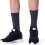 Men's Basketball Crew Socks 5-Pack – Solid Color Cushioned Mid-Calf,G,One Size 7
