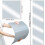 Wall Mirror Tiles Acrylic Frameless 12x12 Inch 4 Pack 2