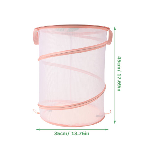 Panier à linge pliable en filet avec poignées 1