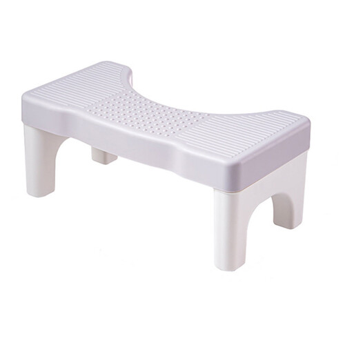Squatty Potty Toilettenhocker, weiß oder grau, 15,75 x 8,27 x 2,36 Zoll 1