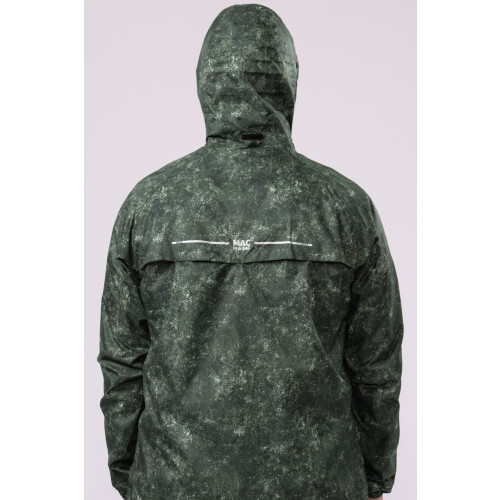 Mac in a Sac Unisex Origin Packable Waterproof Khaki Etch Jacket Size S 2