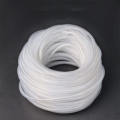 Flexibele, transparante siliconenslang van voedselkwaliteit, 6 mm x 10 m 2