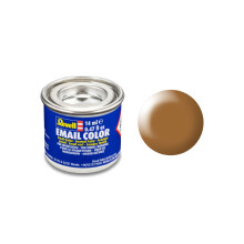 Revell Silk Wood Brown (RAL 8001) Email Colour Enamel 14ml Model Paint No.382