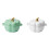 Pumpkin Ceramic Saucepan and Dutch Oven 2-Piece Set 2