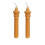 Claus Pillar Candles Orange Long Pole 12-inch 2