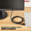 Καλώδιο HDMI υψηλής ταχύτητας, μήκος 6 πόδια, 18Gbps, καλώδιο υπολογιστή 2.0 4K στα 60Hertz HDR, 4